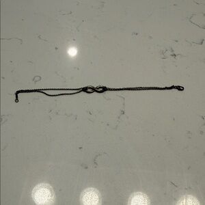 Tiffany & Co. Black Infinity Link Bracelet
